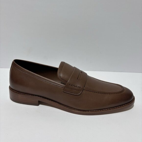Coach | Shoes | Coach Mens Declan Brown Slipon Loafers Size  display picture 1